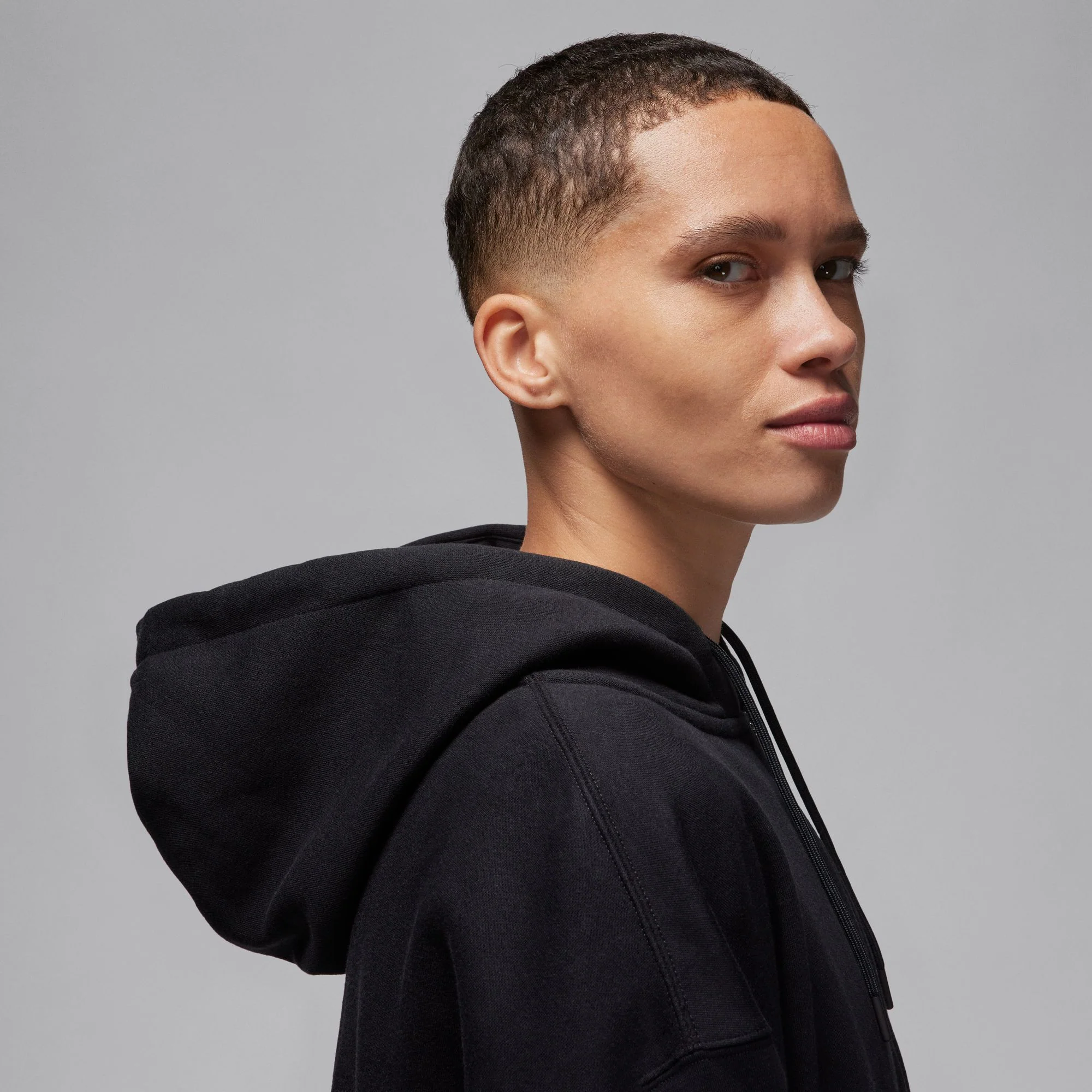 Brooklyn Fleece Hoodie Full-Zip Ls Top - Image 5